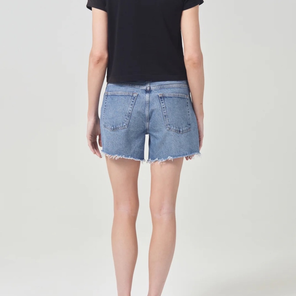 AGOLDE ICONIC Parker long short in Skywave size 32 NWT - Picture 3 of 9